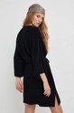 Odzież Answear Lab sukienka z lnem X kolekcja limitowana BE SHERO WS23.SUD702 czarny