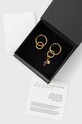 Accessori Answear Lab orecchini placcati oro con granato rosso WS24.AKD008 oro