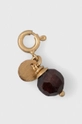 Answear Lab charms placcato oro con granato rosso oro