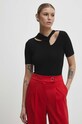 Answear Lab top negru WS24.BDD010