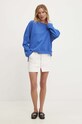 Answear Lab bluza WS24.BLD00O niebieski WS24