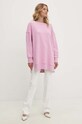 Answear Lab bluza WS24.BLD00R różowy WS24
