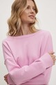Answear Lab bluza różowy WS24.BLD00R