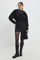 Answear Lab bluza WS24.BLD900 negru WS24