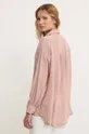 roza Svilena košulja Answear Lab