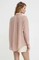 roza Svilena košulja Answear Lab