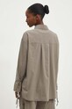Одежда Хлопковая рубашка Answear.LAB WS24.KDD121 зелёный