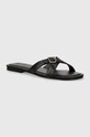 Answear Lab slapi de piele piele negru 2023.599.indb