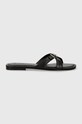 Answear Lab slapi de piele 2023.599.indb negru WS24