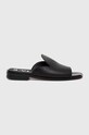 Answear Lab slapi de piele plat negru 4F.7023.pdb