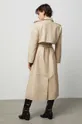 μπεζ Δερμάτινο παλτό Answear Lab