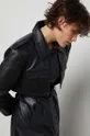 Kožený kabát Answear Lab 100 % Prírodná koža