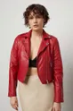 κόκκινο Δερμάτινο jacket Answear Lab