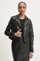 Шкіряна куртка Answear.LAB чорний WS24.KUD002