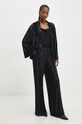 Пиджак из велюра Answear.LAB чёрный WS24.KZD003