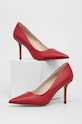 Lodičky Answear.LAB imitace kůže červená LT2055.90.cdb