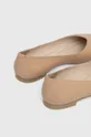Answear Lab bőr balerina cipő Szár: természetes bőr Belseje: természetes bőr Talp: szintetikus anyag
