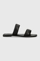 Answear Lab slapi de piele 2023.725.indb negru WS24