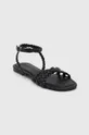 Kožené sandále Answear Lab čierna