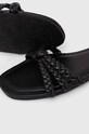 Kožené sandály Answear.LAB 2023.641.indb černá