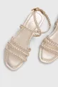 zlatna Kožne sandale Answear Lab