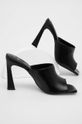 Δερμάτινα mules Answear.LAB στιλέτο μαύρο 657006.CAB01.bdb