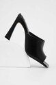 Δερμάτινα mules Answear.LAB 657006.CAB01.bdb μαύρο WS24