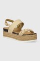 Answear Lab sandały 5-8 cm beżowy TX230807.11.cdb