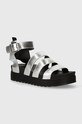 Answear Lab sandale imitatie de piele argintiu IVIES1.pldb