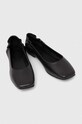 Boty Kožené baleríny Answear.LAB L.2205008.indb černá