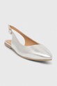 Answear Lab balerini din piele piele argintiu L.2304085.indb