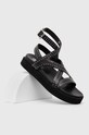 Answear Lab sandale de piele 29344.indb negru WS24