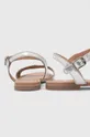 серебрянный Кожаные сандалии Answear Lab