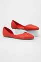 Answear Lab bőr balerina cipő piros