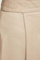 Answear Lab fustă de piele bej WS24.SDD001