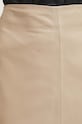 Kožená sukně Answear.LAB béžová WS24..SDD003