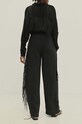 Ρούχα Παντελόνι Answear.LAB WS24.SPD005 μαύρο