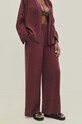 Answear.LAB spodnie WS24.SPD009 bordowy WA24