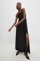 Answear Lab rochie de catifea WS24.SSD006 negru WS24