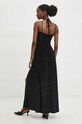 Answear Lab rochie de catifea negru WS24.SSD006