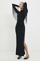 Answear Lab rochie WS24.SUD005 negru WS24