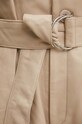 Answear Lab pantaloni scurti de piele WS24.SZD001 bej