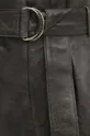 sivá Kožené krátke nohavice Answear Lab