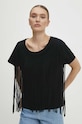 Answear Lab tricou WS24.TSD009 negru WS24