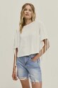 Хлопковая футболка Answear.LAB WS24.TSD017 белый WA24