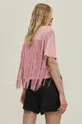 Βαμβακερό μπλουζάκι Answear Lab ροζ