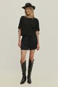 Хлопковая футболка Answear.LAB WS24.TSD018 чёрный WA24