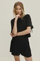 Хлопковая футболка Answear.LAB чёрный WS24.TSD018