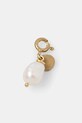 Шарм ручной работы из позолоченного серебра с культивированной жемчужиной Answear.LAB WS25.AKD009 белый WS25