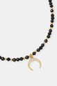Doplnky Náhrdelník s turmalínom lunula, ručná práca Answear.LAB WS25.AKD00D čierna